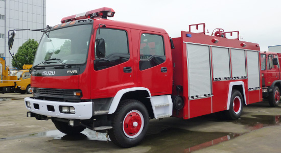 五十铃水罐消防车(6吨)图片